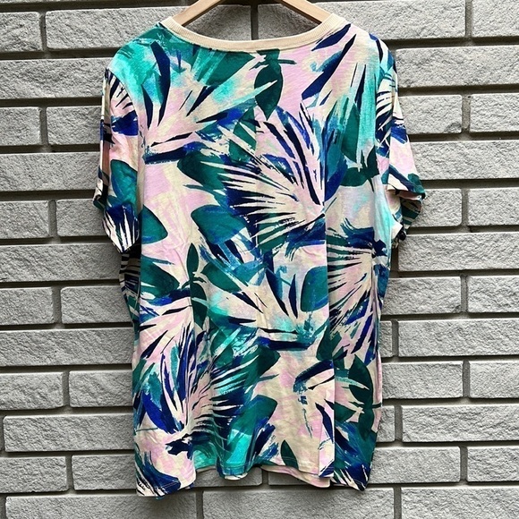 Torrid Vintage Tee- Super Soft Slub Palm Print 2 - Picture 11 of 11